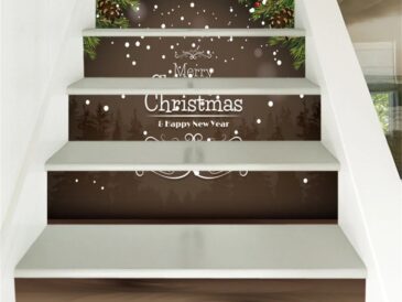 Treppen deko weihnachten