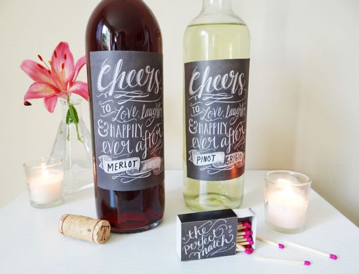 Wine custom labels label ideas own tips