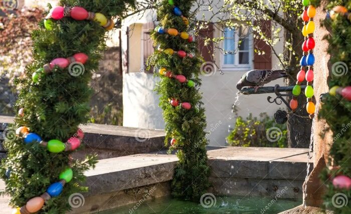 Osterbrunnen gestalten