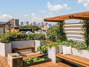 Kleine dachterrasse gestalten