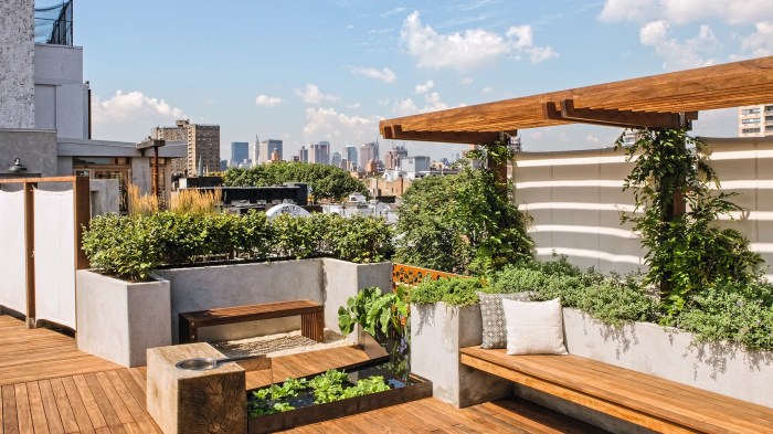 Kleine dachterrasse gestalten