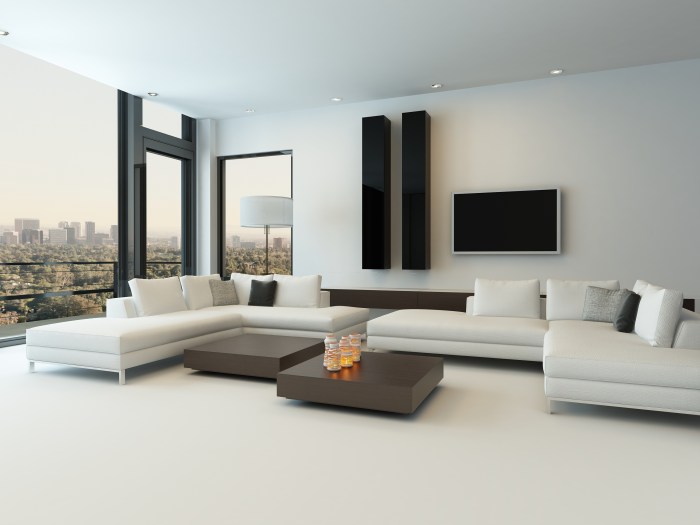 Minimalist interior style maximum minimal wall clean backdrop